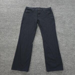 Mott & Bow Jeans Mens 36x32 Navy Straight Mercer Stretch Chino Casual Preppy